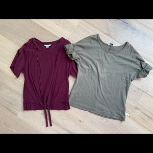 Girls Habitual shirt set of 2